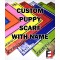 LATEX PUPPY SCARF WITH NAME
