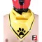 LATEX PUPPY SCARF YELLOW