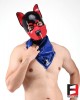 LATEX PUPPY SCARF BLUE