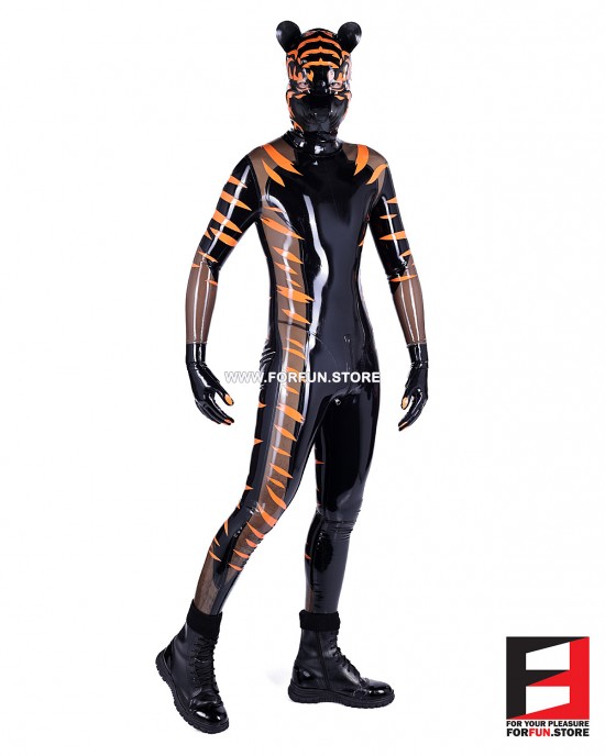 LATEX TIGER PETSUIT BS-PST03 LATEX TIGER PETSUIT BS-PST03