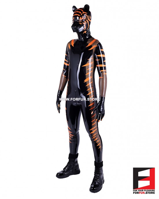 LATEX TIGER PETSUIT BS-PST03 LATEX TIGER PETSUIT BS-PST03