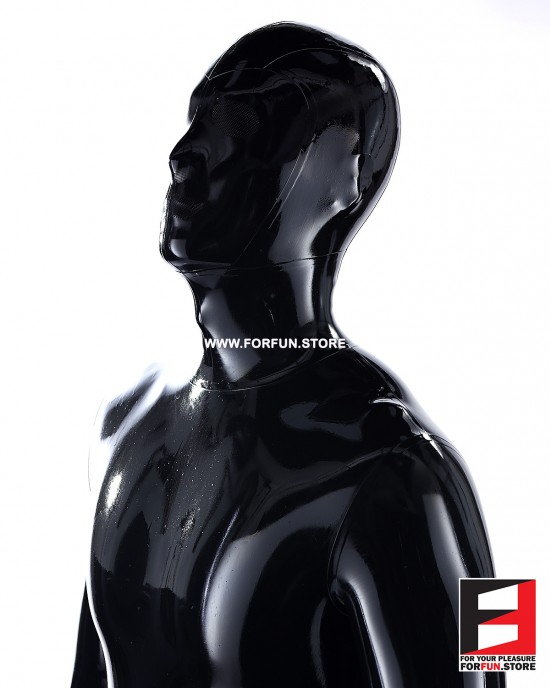 LATEX ZENTAI SUIT - Black Latex 0.3mm Thickness