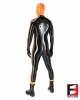 LATEX PLAYSUIT WITH THREE STRIPES & CODPIECE MEN BS01C3-M