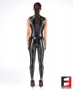 LATEX BODYSUIT SLEEVELESS WOMEN BS03-W