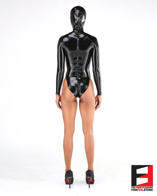 LATEX BODYSUIT WITH MASK WOMEN BS08-MAD-W