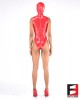 LATEX SLEEVELESS BODYSUIT WITH MASK WOMEN BS10-MAD-W LATEX SLEEVELESS BODYSUIT WITH MASK WOMEN BS10-MAD-W