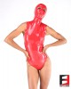 LATEX SLEEVELESS BODYSUIT WITH MASK WOMEN BS10-MAD-W