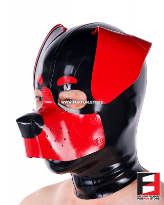LATEX PUPPY FOLDED EARS MASK MA-D01B | IN-STOCK