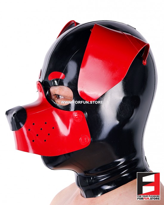 LATEX PUPPY FOLDED EARS MASK MA-D01B | IN-STOCK LATEX PUPPY FOLDED EARS MASK MA-D01B | IN-STOCK