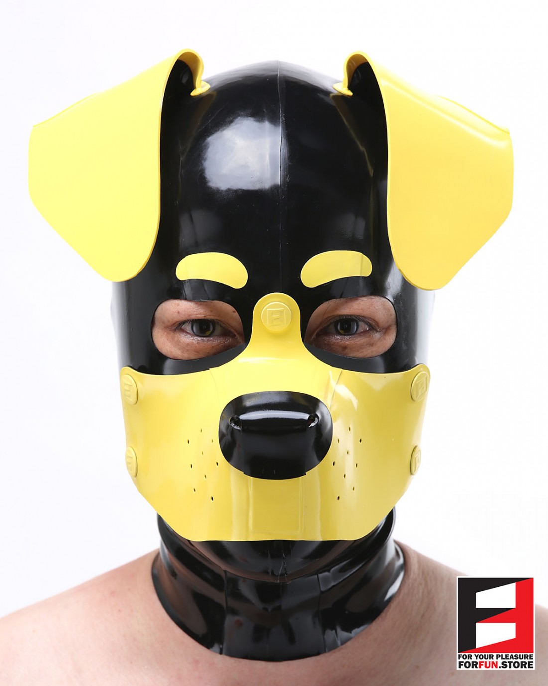 LATEX PUPPY MASK FOR YOUR PLEASURE : FORFUN