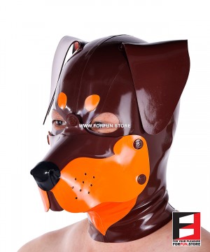 LATEX DOBERMAN MASK MA-D02D LATEX DOBERMAN MASK MA-D02D