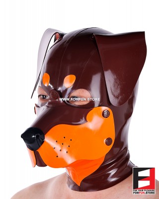 LATEX DOBERMAN MASK MA-D02D