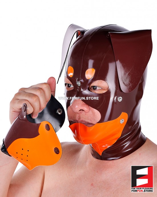 LATEX DOBERMAN MASK MA-D02D LATEX DOBERMAN MASK MA-D02D