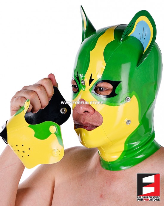 LATEX PUPPY MASK MA-D06