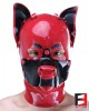 LATEX PUPPY MASK WITH BUTTONS MA-DB01