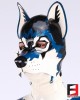 LATEX WOLF MASK MA-W01