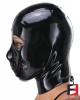 LATEX MASK EYES OPEN & MOUTH ZIP MAJ