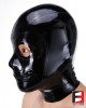 LATEX MASK EYES OPEN & MOUTH ZIP MAJ