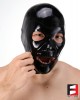 LATEX MASK EYES OPEN & MOUTH ZIP MAJ