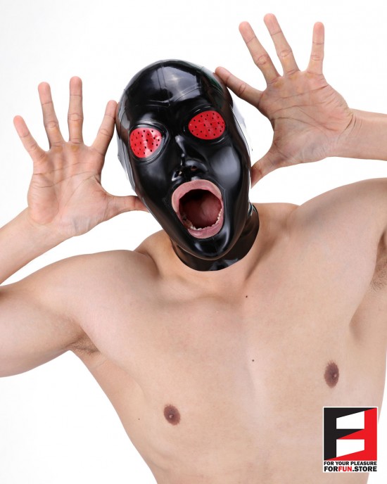 LATEX MASK FISH EYES & MOUTH OPEN MAL