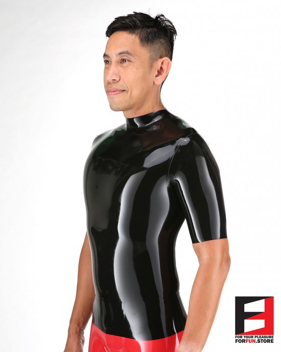 LATEX SHORT SLEEVES SHIRT MEN SHB-M