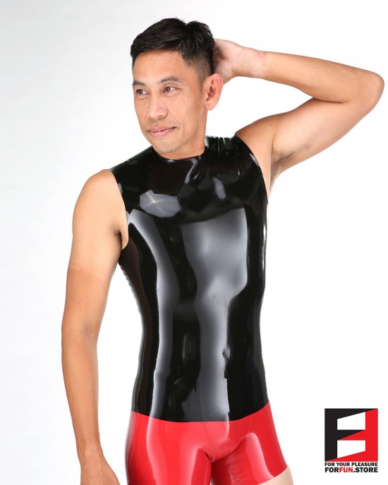 LATEX TANK TOP MEN SHC-M