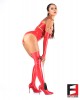 LATEX STOCKINGS WOMEN STA