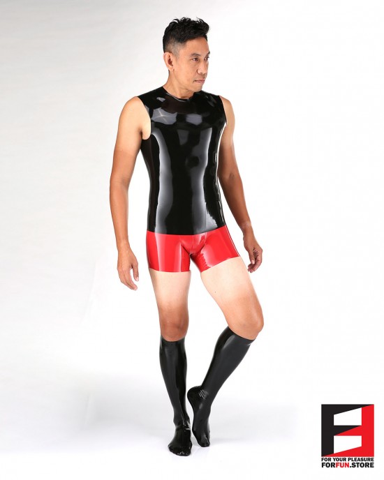 LATEX BELOW KNEE STOCKINGS MEN STB