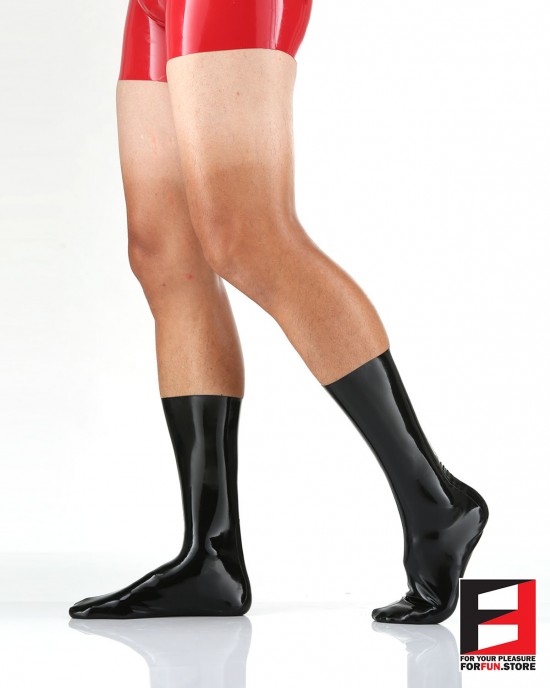 LATEX SHORT STOCKINGS MEN STC