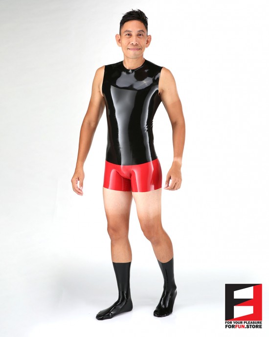 LATEX SHORT STOCKINGS MEN STC