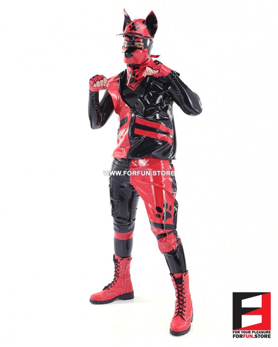 PUPPY GANG LATEX HOODIE & PANTS DG01