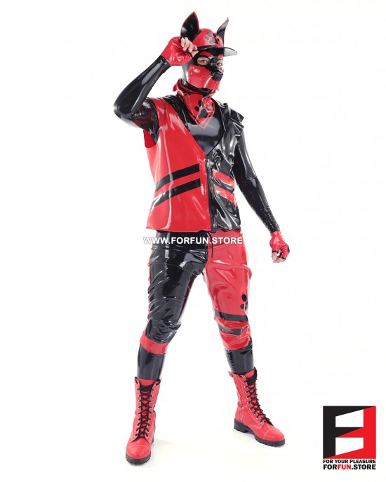 PUPPY GANG LATEX HOODIE & PANTS DG01