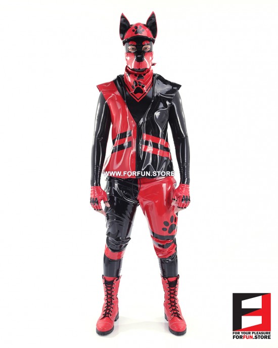 PUPPY GANG LATEX HOODIE & PANTS DG01