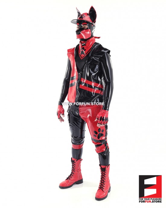 PUPPY GANG LATEX HOODIE & PANTS DG01