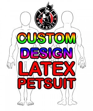 CUSTOM DESIGN LATEX PETSUIT