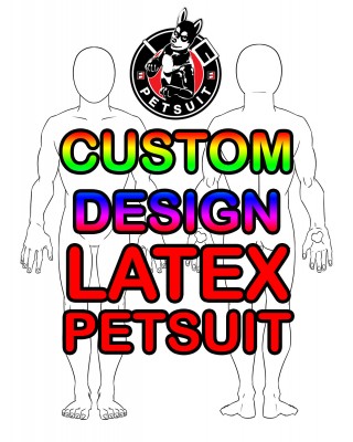 CUSTOM DESIGN LATEX PETSUIT