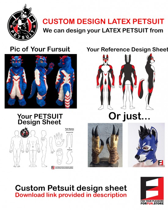 CUSTOM DESIGN LATEX PETSUIT CUSTOM DESIGN LATEX PETSUIT