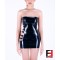 RUBBER DRESS OPEN SIDE RR081