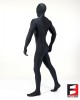 SPANDEX SHINY FUNSUIT WITH TOE SOCKS BLACK FS01