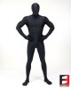 SPANDEX SHINY FUNSUIT WITH TOE SOCKS BLACK FS01