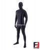 SPANDEX SLICK FUNSUIT BLACK FS02