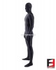 SPANDEX SLICK FUNSUIT BLACK FS02