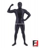 SPANDEX SLICK FUNSUIT BLACK FS02
