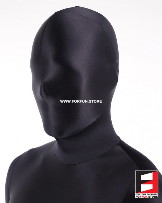 SPANDEX SLICK FUNSUIT BLACK FS02