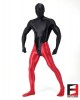 SPANDEX SLICK FUNSUIT BLACK&RED FS02B-0108