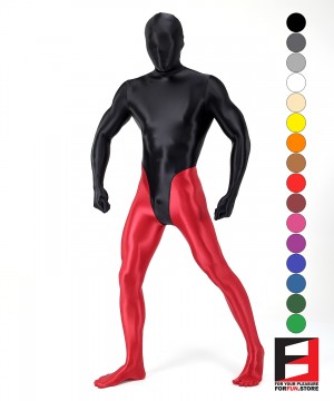 SPANDEX SLICK FUNSUIT TWO COLORS FS02B - 16 Colors Available SPANDEX SLICK FUNSUIT TWO COLORS FS02B - 16 Colors Available