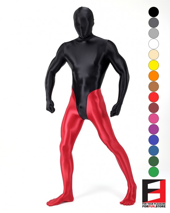 SPANDEX SLICK FUNSUIT TWO COLORS FS02B - 16 Colors Available