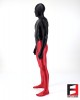 SPANDEX SLICK FUNSUIT BLACK&RED FS02B-0108