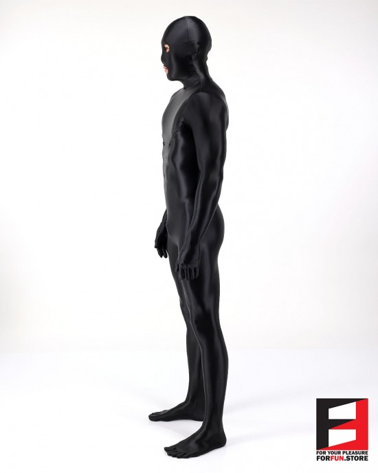 SPANDEX SLICK FUNSUIT WITH CHEST ZIPPERS FS02 - 16 Colors Available