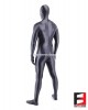 SPANDEX SLICK FUNSUIT GREY FS02